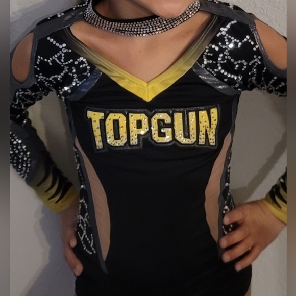 Top Gun JAGS Cheerleading Uniform - Picture 1 of 7